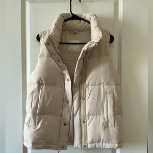 Puffer Vest with Removable Hood